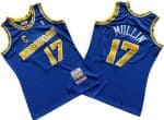 Golden State Warriors #17 Chris Mullin Blue 1993 Throwback Swingman Jersey