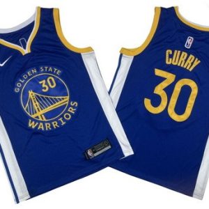 Golden State Warriors #30 Stephen Curry Blue Icon Swingman Jersey