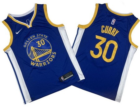 Golden State Warriors #30 Stephen Curry Blue Icon Swingman Jersey