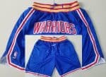 Golden State Warriors Blue Classic Just Don Shorts