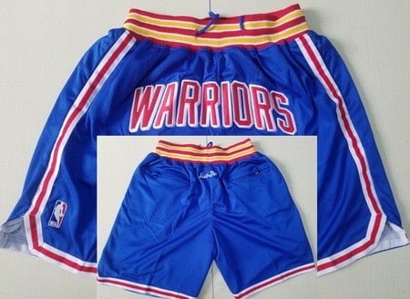 Golden State Warriors Blue Classic Just Don Shorts