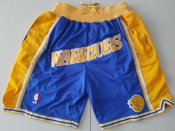 Golden State Warriors Blue Just Don Swingman Shorts