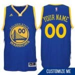 Golden State Warriors Customized Blue Swingman Adidas Jersey