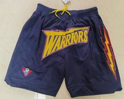 Golden State Warriors Navy Just Don Shorts