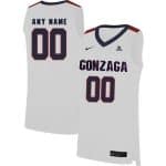 Gonzaga Bulldogs Customized White 2019 College Basketball Jersey