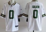 Green Bay Packers #0 Matthew Golden Limited White Vapor Jersey