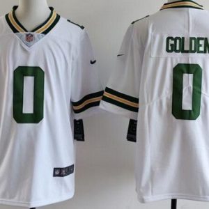 Green Bay Packers #0 Matthew Golden Limited White Vapor Jersey