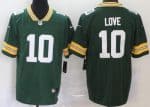 Green Bay Packers #10 Jordan Love Limited Green Vapor Untouchable Jersey
