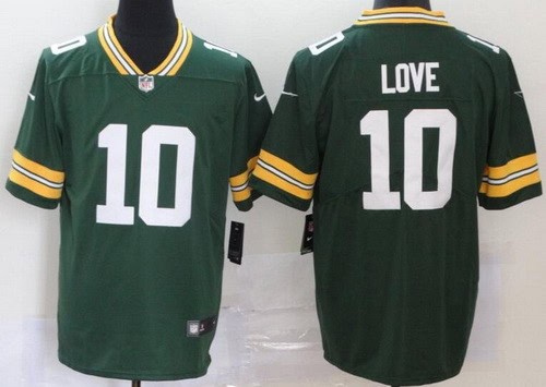 Green Bay Packers #10 Jordan Love Limited Green Vapor Untouchable Jersey