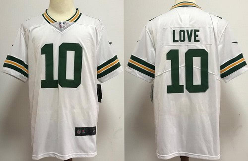 Green Bay Packers #10 Jordan Love Limited White Vapor Untouchable Jersey