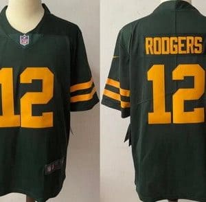 Green Bay Packers #12 Aaron Rodgers Limited Green Alternate Vapor Jersey