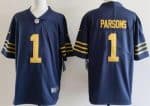Green Bay Packers #1 Micah Parsons Limited Navy Vapor Jersey