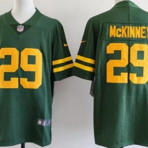 Green Bay Packers #29 Xavier McKinney Limited Green Alternate Vapor Jersey