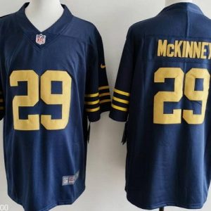 Green Bay Packers #29 Xavier McKinney Limited Navy Vapor Jersey