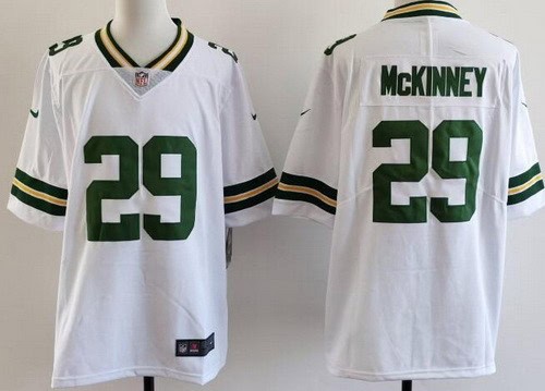 Green Bay Packers #29 Xavier McKinney Limited White Vapor Jersey