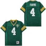 Green Bay Packers #4 Brett Favre Green 75th 1993 Throwback Jersey