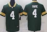 Green Bay Packers #4 Favre Green Limited Green Vapor Jersey