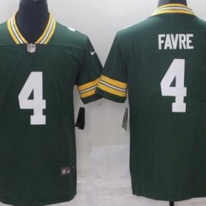 Green Bay Packers #4 Favre Green Limited Green Vapor Jersey