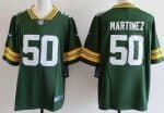 Green Bay Packers #50 Blake Martinez Limited Green Vapor Jersey