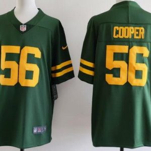 Green Bay Packers #56 Edgerrin Cooper Limited Green Alternate Vapor Jersey