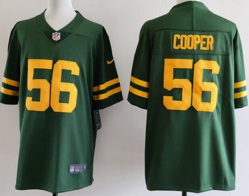 Green Bay Packers #56 Edgerrin Cooper Limited Green Alternate Vapor Jersey