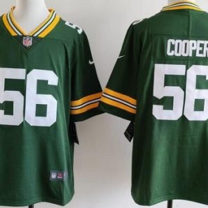 Green Bay Packers #56 Edgerrin Cooper Limited Green Vapor Jersey