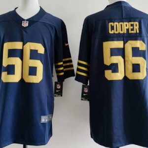 Green Bay Packers #56 Edgerrin Cooper Limited Navy Vapor Jersey