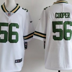 Green Bay Packers #56 Edgerrin Cooper Limited White Vapor Jersey