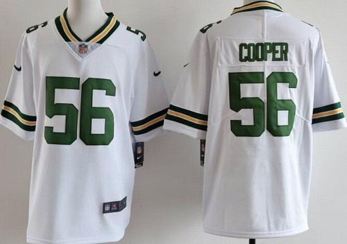 Green Bay Packers #56 Edgerrin Cooper Limited White Vapor Jersey