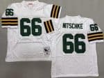 Green Bay Packers #66 Ray Nitschke White 1966 Throwback Jersey