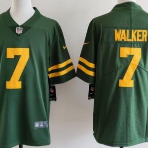 Green Bay Packers #7 Quay Walker Limited Green Alternate Vapor Jersey