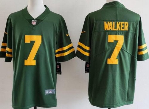 Green Bay Packers #7 Quay Walker Limited Green Alternate Vapor Jersey
