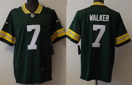Green Bay Packers #7 Quay Walker Limited Green Vapor Jersey
