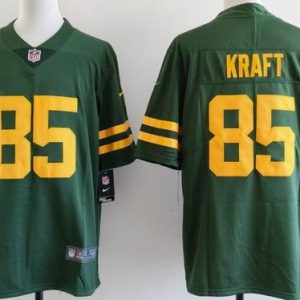 Green Bay Packers #85 Tucker Kraft Limited Green Alternate Vapor Jersey