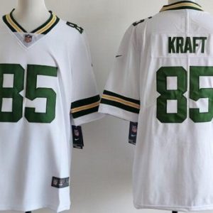 Green Bay Packers #85 Tucker Kraft Limited White Vapor Jersey