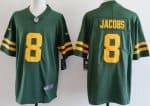 Green Bay Packers #8 Josh Jacobs Limited Green Alternate Vapor Jersey