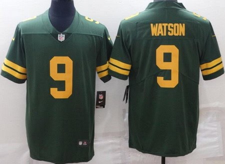Green Bay Packers #9 Christian Watson Limited Green Alternate Vapor Jersey