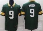 Green Bay Packers #9 Christian Watson Limited Green Vapor Jersey