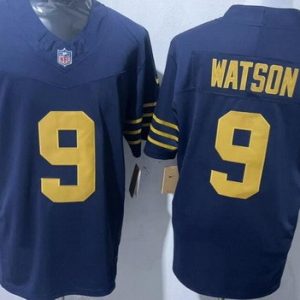 Green Bay Packers #9 Christian Watson Limited Navy FUSE Vapor Jersey