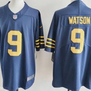 Green Bay Packers #9 Christian Watson Limited Navy Vapor Jersey