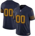 Green Bay Packers Customized Limited Navy FUSE Vapor Jersey