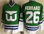 Hartford Whalers #26 Ray Ferraro Green Throwback Jersey