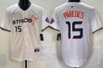 Houston Astros #15 Isaac Paredes White 2025 City Connect Limited Jersey