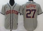 Houston Astros #27 Jose Altuve Gray 2020 Cool Base Jersey