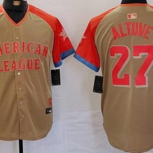 Houston Astros #27 Jose Altuve Gray 2024 All Star Limited Jersey