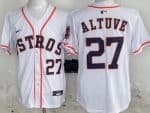 Houston Astros #27 Jose Altuve White Limited Jersey