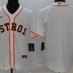 Houston Astros Blank White 2020 Cool Base Jersey
