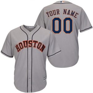 Houston Astros Customized Gray Cool Base Jersey