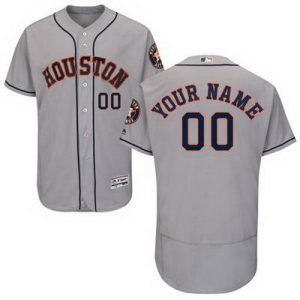Houston Astros Customized Gray FlexBase Jersey