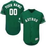 Houston Astros Customized Green Celtic FlexBase Jersey